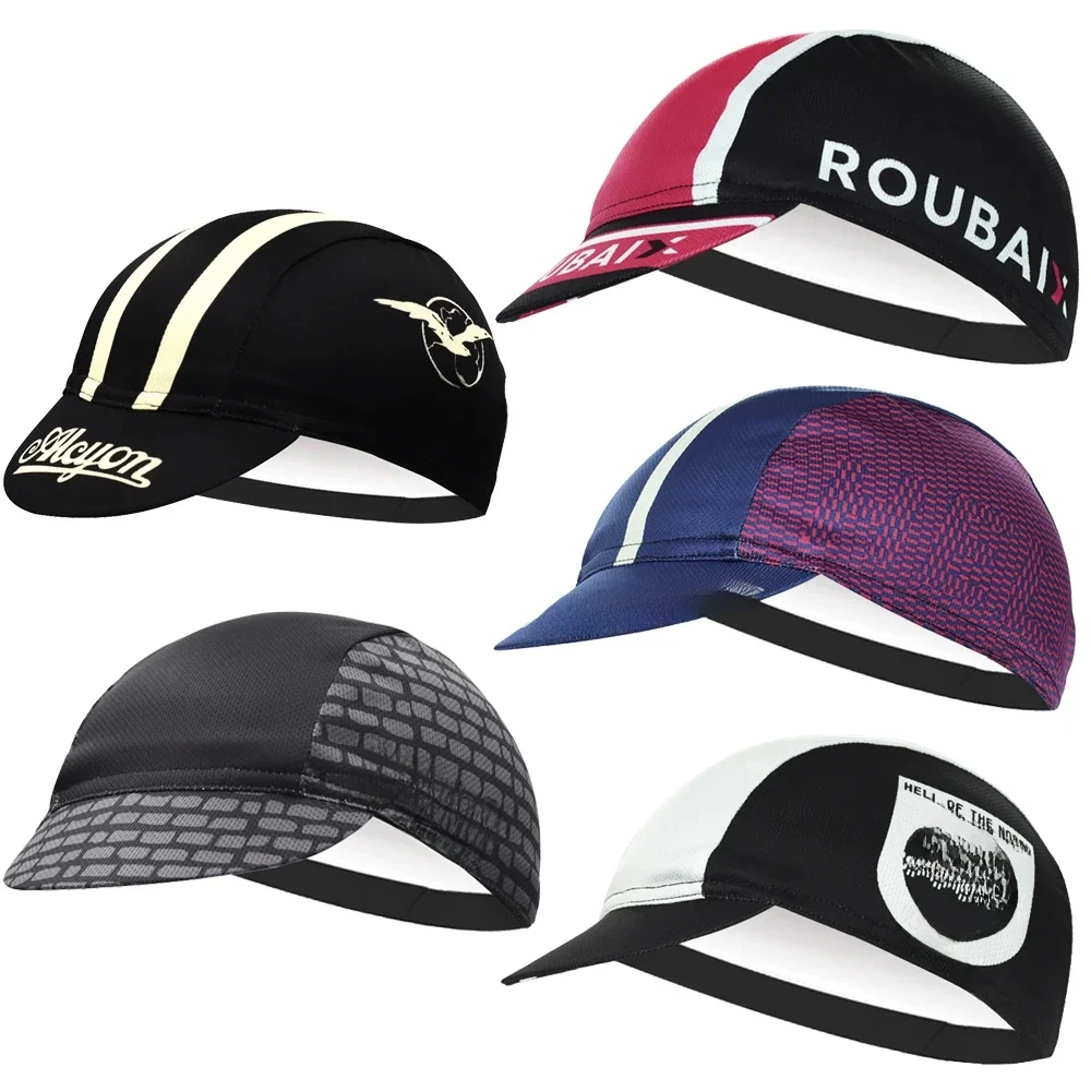 AliExpress NONE Retro Men's Cycling Caps Outdoor Sports MTB Road Bicycle Hats Unisex Breathable Quick Dry