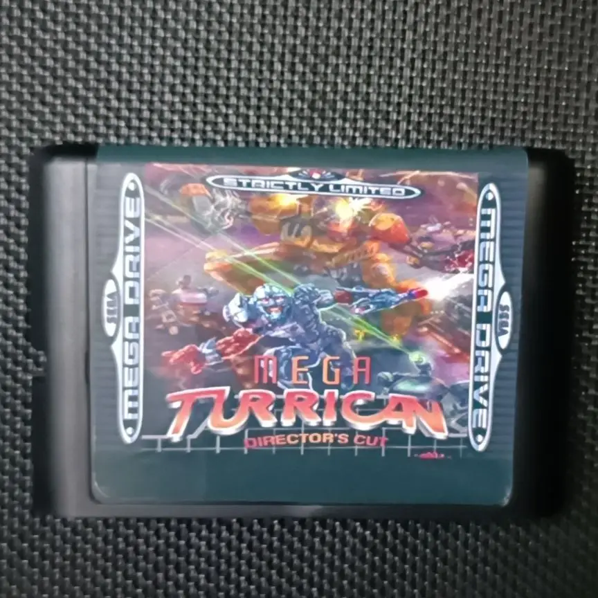 Mega Turrican Director's Cut strictly limited Games Mega Drive  EU MEGA DRIVE STYLE 16 Bit Retro Game Card For Genesis