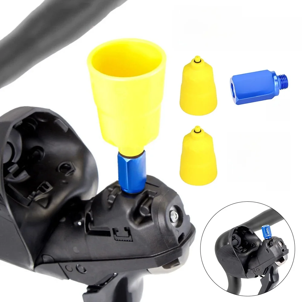 AliExpress Shunmaii TOOPRE Bicycle Hydraulic Disc Brake Bleed Funnel Adapters with Funnel for SLX/XTR Bike Conversion Road Hand Shift Repair Tools