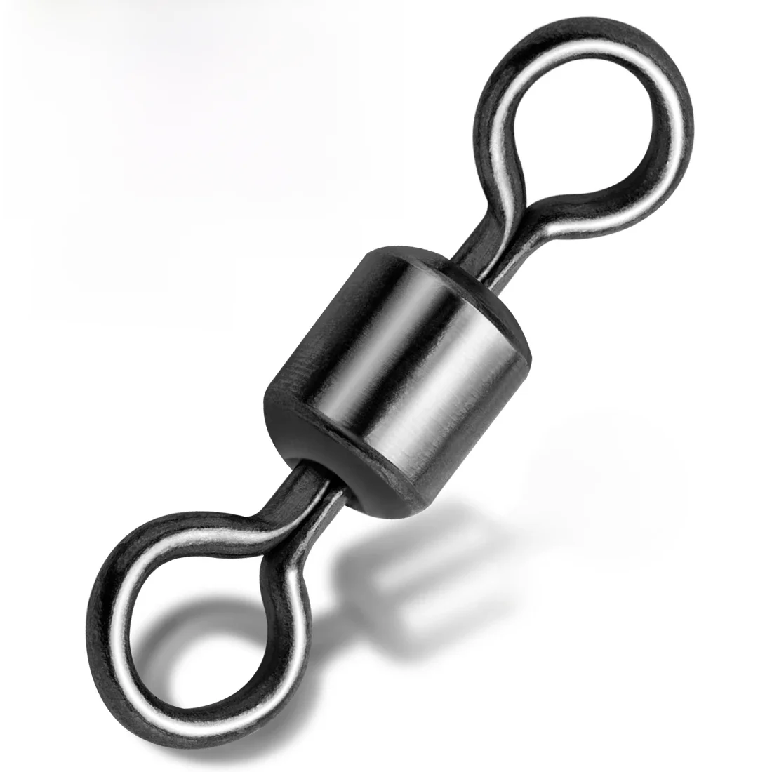 Fishtrip Rolling Barrel Swivels 100er Pack Angel wirbel Salzwasser wirbel Angel geräte Edelstahl