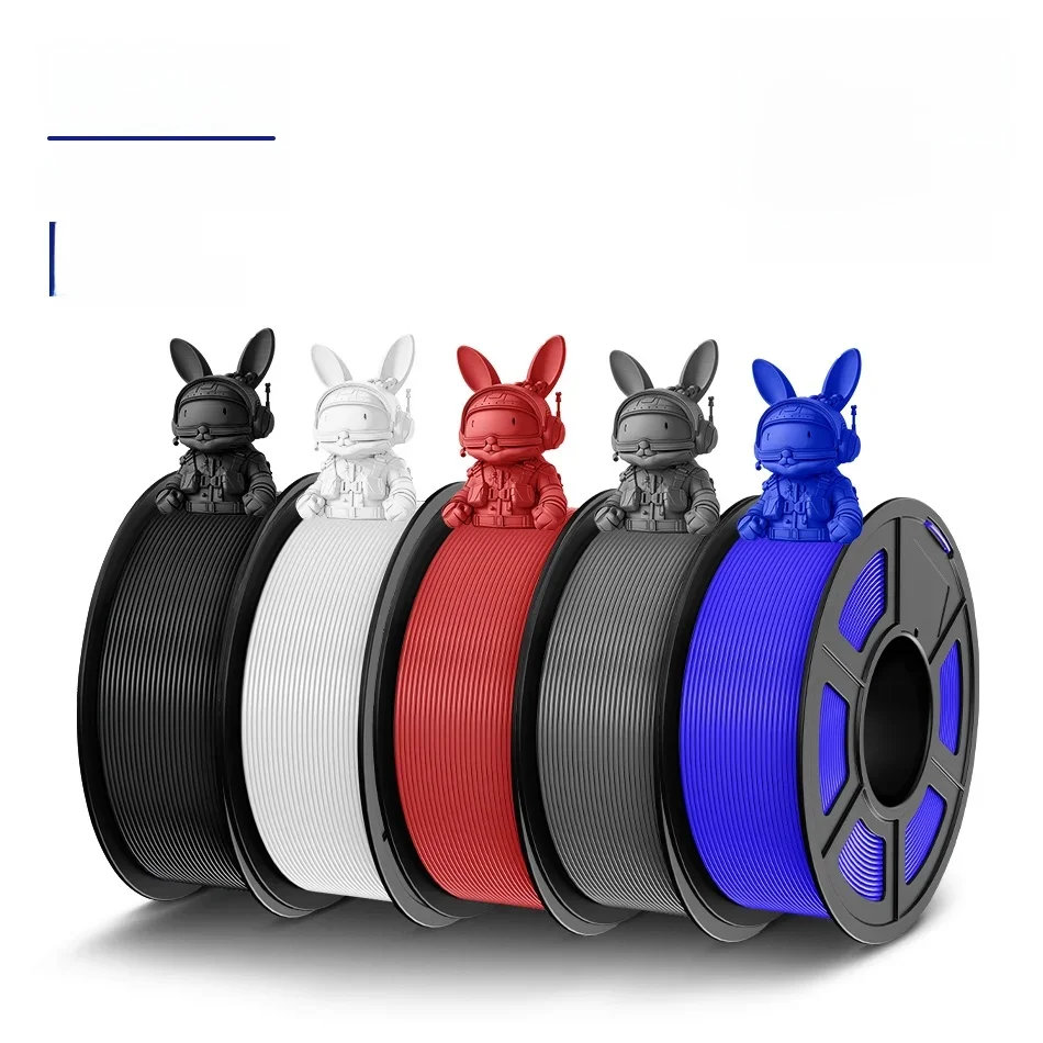 JAYO Gemakkelijk ABS 3D-filament 1,75 mm ABS 3D-printerfilament 1 kg voor FDM 3D-printers Uitstekende taaiheid 3D-printmaterialen 5 rol - afbeelding 2