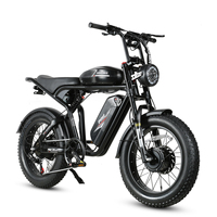 2024 SAMEBIKE M20-III 1000W*2 Dual Motor 2000W 48V 32Ah Max Speed 60km/h 20inch Tire Rang 220km Electric Bike LCD Display