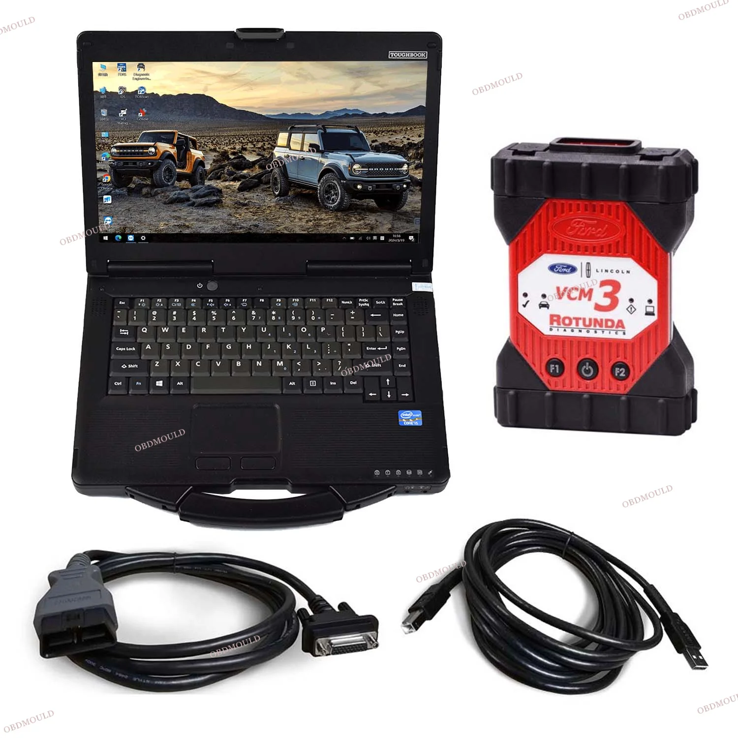 For Ford VCM 3 IDS VCM3 Professional Diagnostic and Programming Device Support CAN-FD and DoIP