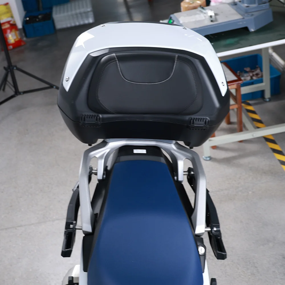 Top Box for Motorcycles 50L Capacity Trunk Waterproof Anti-theft Simple Install Luggage Storage for Honda XL750 Rear Tour Box