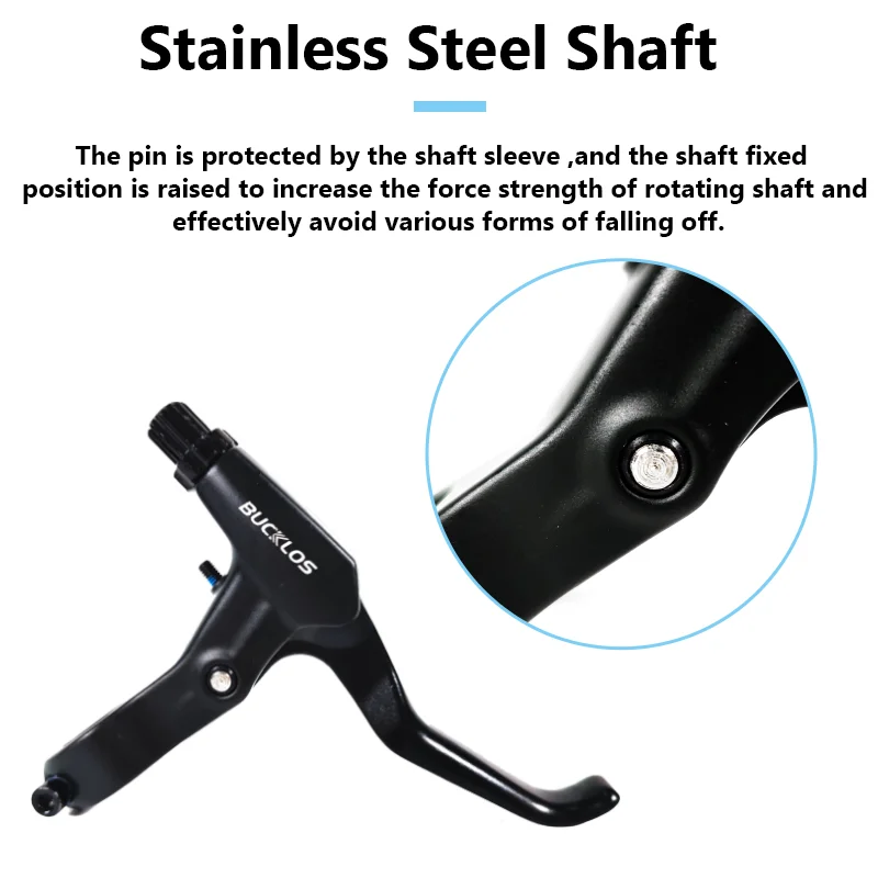 BUCKLOS Bicycle Brake Lever 3 Fingers Road Mountain Bike Brake Handle Lever Aluminum Alloy V-brake Disc Brakes Levers for  Sram