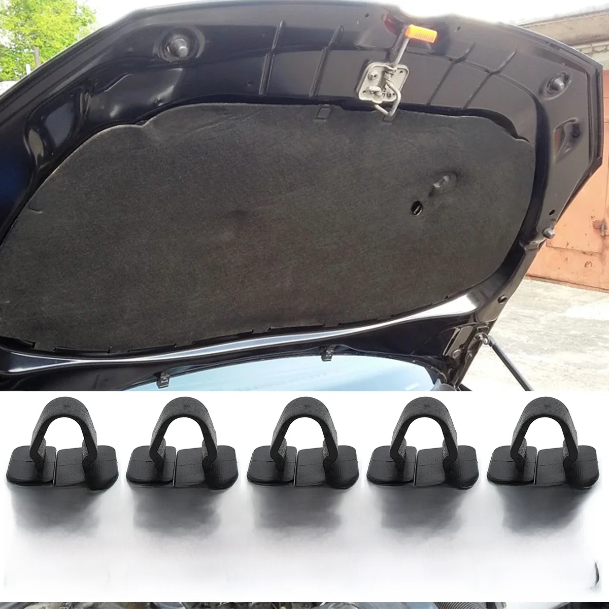 10x Clip d'isolation de capot de voiture en plastique, fixation de retenue de Rivet pour Seat Leon Mk3 5F Ibiza 6j 6l 1P 1M Ateca Arona Cupra