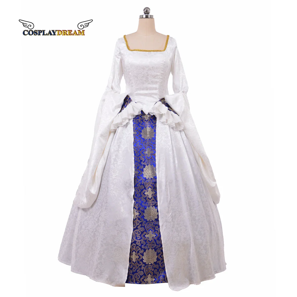 

Victorian Queen Elizabeth Tudor Period Dress Cosplay Costume Renaissance Ball Gown Dress Halloween Carnival Party