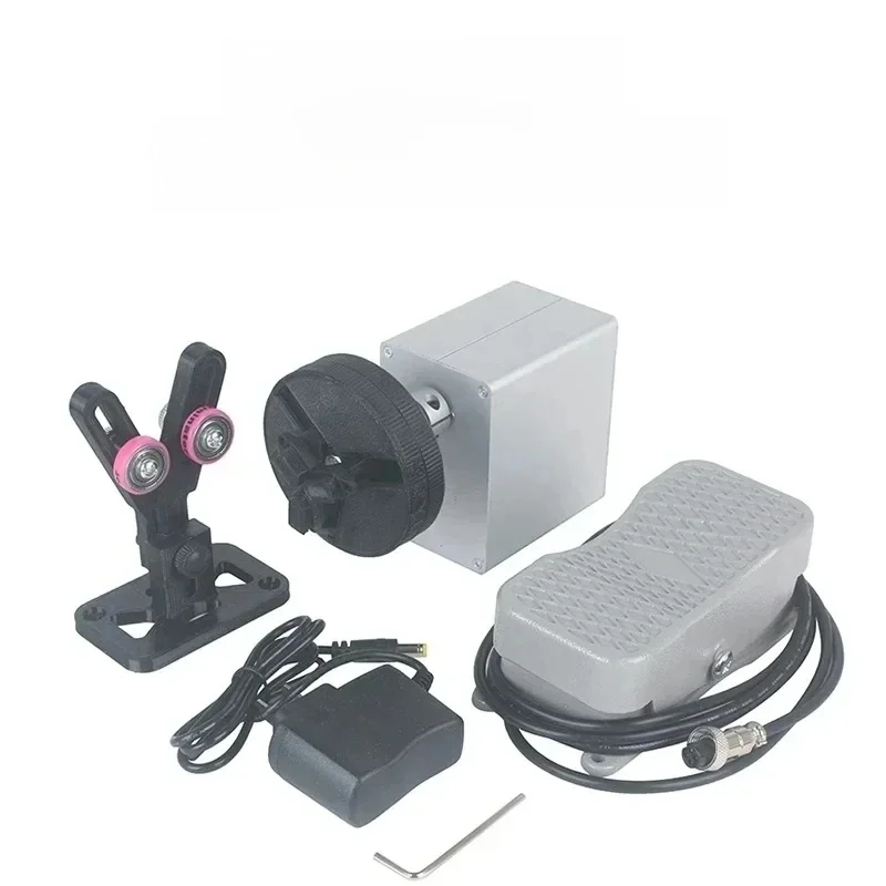 Portable Fishing Rod Winding Machine Fishing Rod Building Elctric-Drive Machine DIY Fishing Rod Epoxy Resin Rotating Gluing