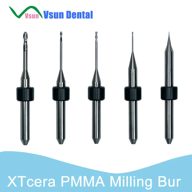 

XTcera300 XTcera500 PMMA WAX PEEK Zirconia Dental Laboratory Tools CADCAM Milling Burs Cutters for Lab Materials