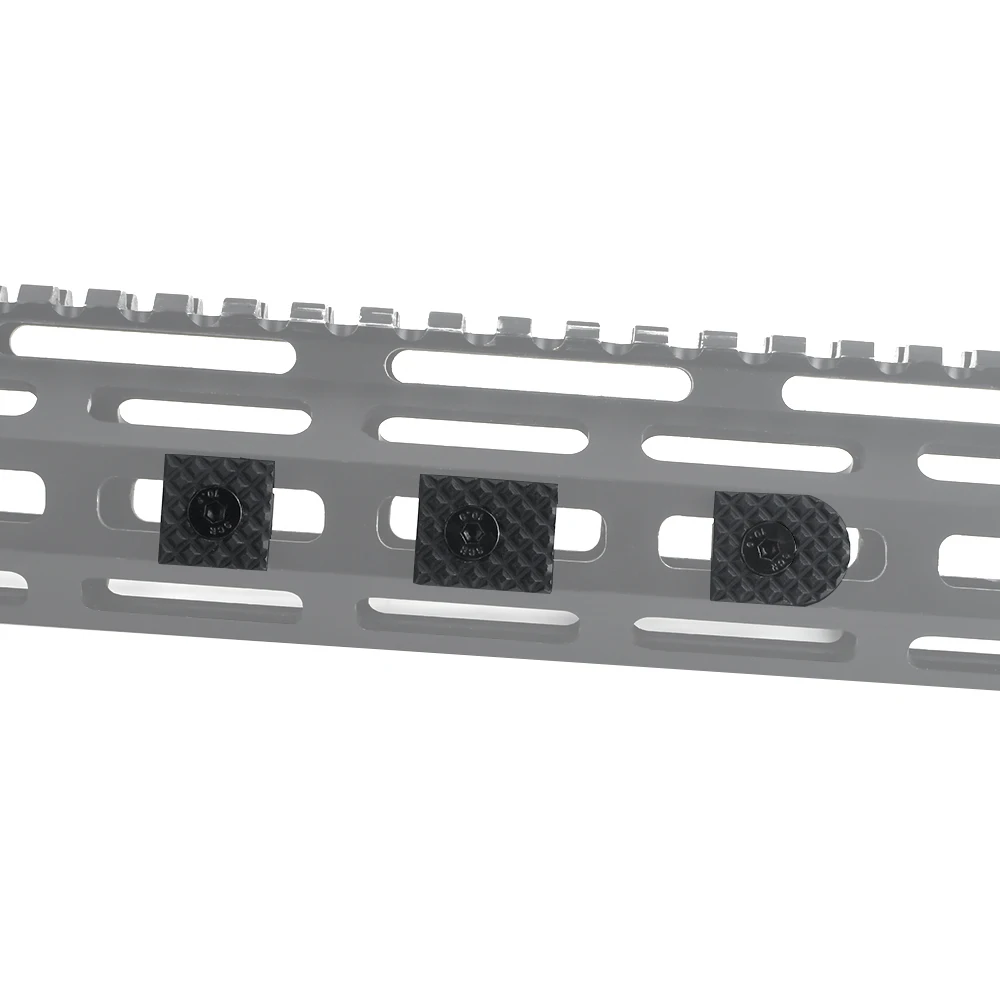 WADSN Military 3pcs/Set Metal CNC Tactical Accessroy M-Lok Keymod Wire Guide System Airsoft Weapon Rail Handguard Tail Fixed
