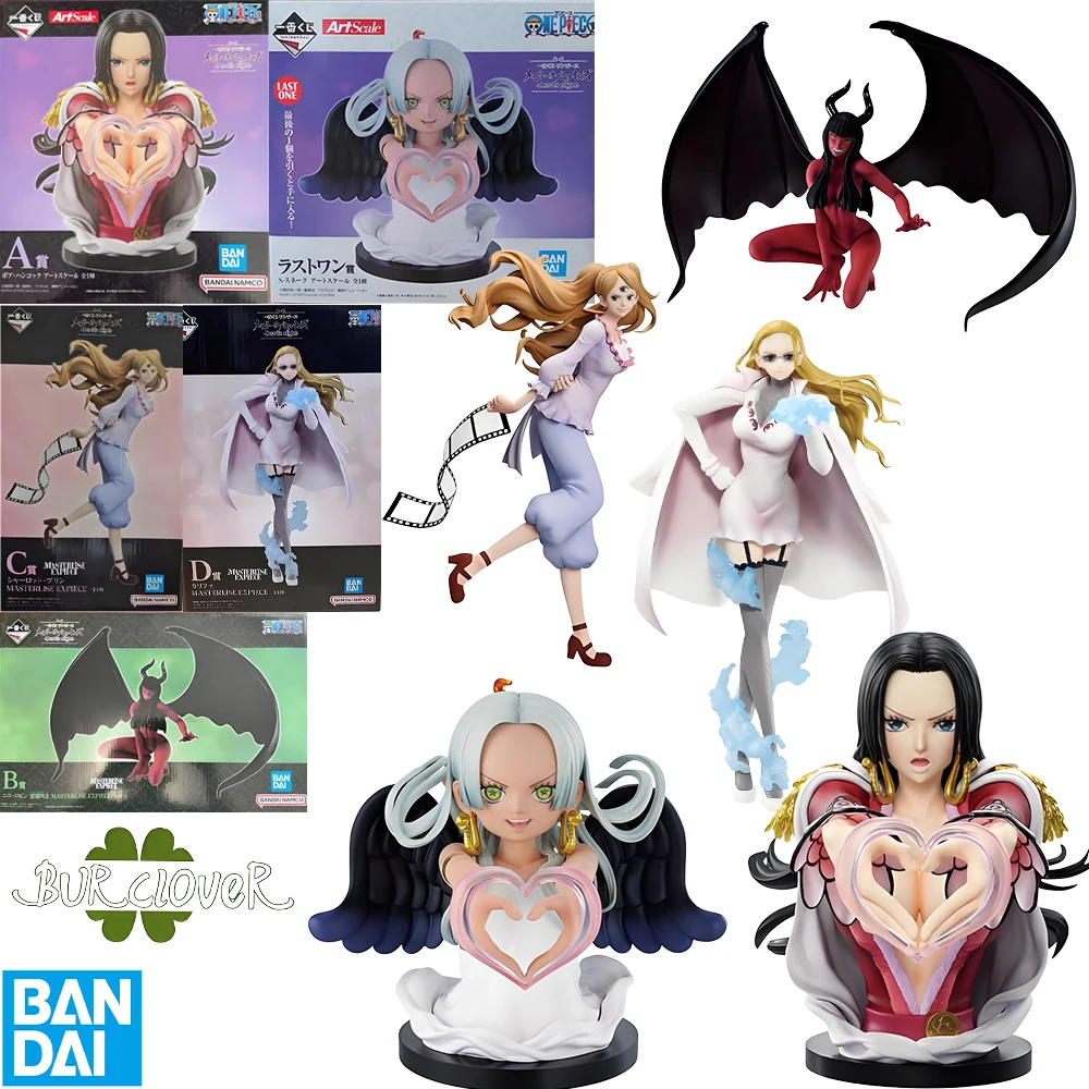 

BANDAI Original Ichiban KUJI ONE PIECE Boa·Hancock S-Snake Kalifa Charlotte Pudding Nico Robin Anime character figurines Toys