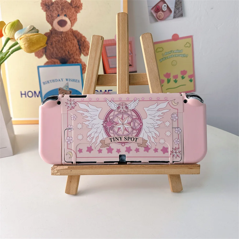 น่ารัก Magic Formation รูปแบบสําหรับ Nintendo SWITCH Oled Protector สําหรับชาย NS เกมคอนโซลอุปกรณ์เสริม