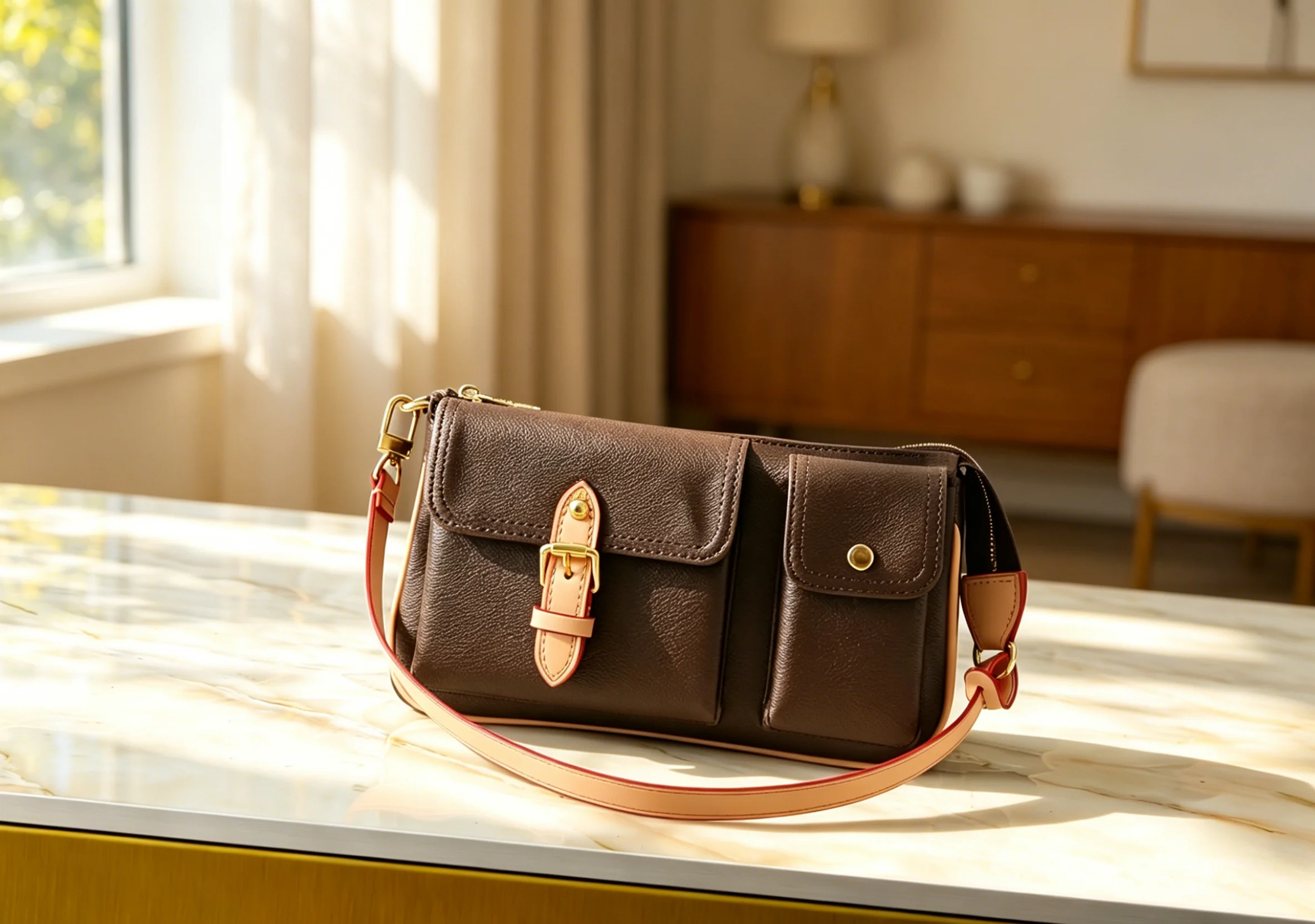 2026 Size: 23.5x14x3 cm no box New Model - Versatile and Fashionable PU Leather Bag - Durable,High-Quality and Affordable