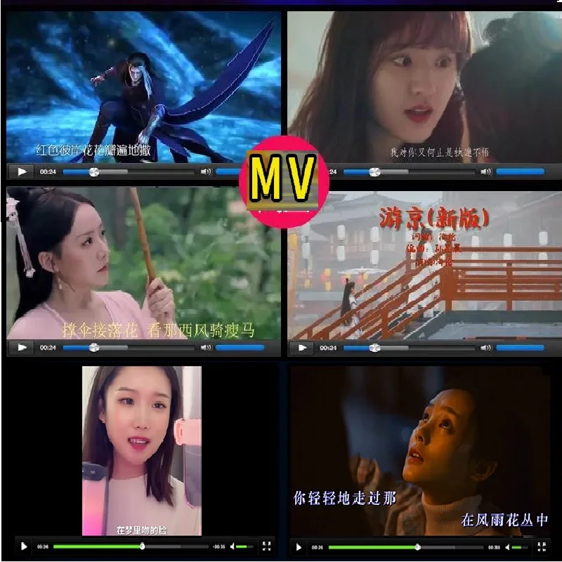 Cina 3 DVD Disk Jaringan Cina 2022 Musik Pop Atas Baru Populer 71 Lagu Video MV Koleksi Musik Rumah Mobil