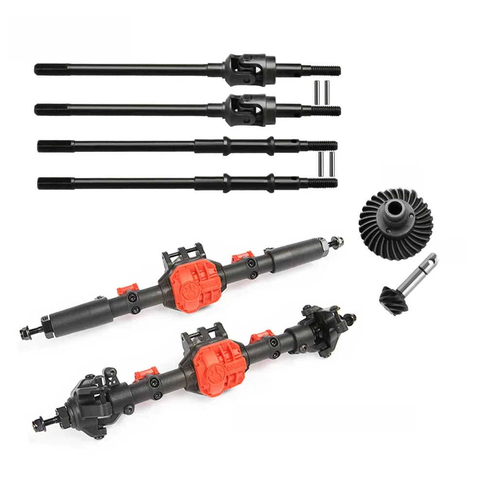 Axial SCX10 II AR44 Achse Vorne Hinten Joint CVD Antriebswelle Bevel Gear Set Universal Welle Lager