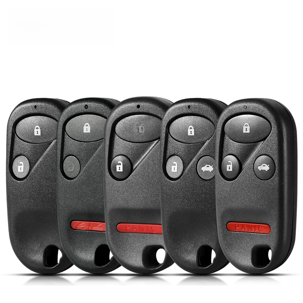 EllYYOU-Coque de clé à distance automatique pour voiture, 2 boutons, 3/4 boutons, Honda Accord, Jazz, Fit CRV, S2000, Civic Odyssey, Fob Accessrespiration Case