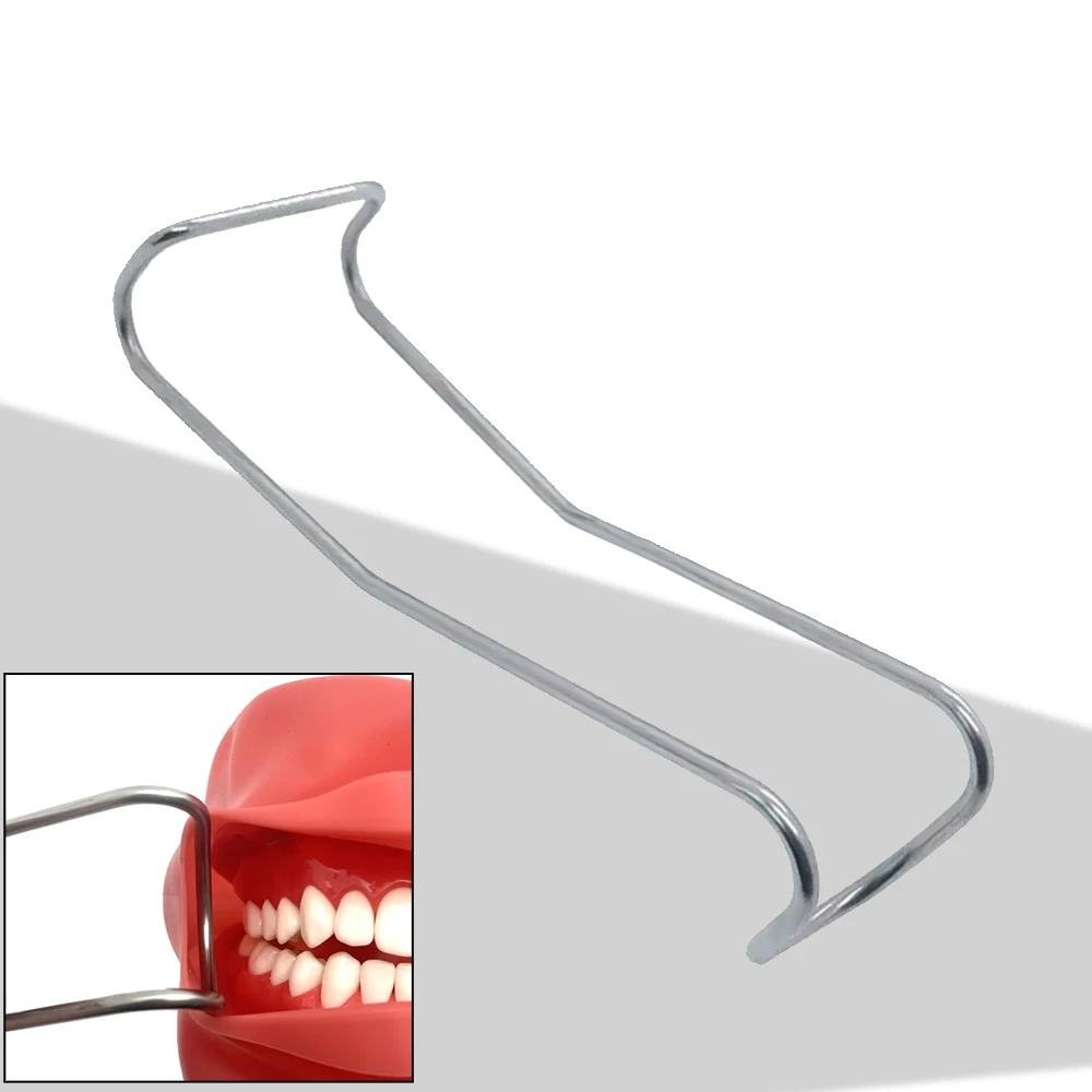 

Стоматологический ретрактор для рта из нержавеющей стали, автоклавируемый разбрасыватель для щек и губ для имплантатов, хирургии, ортодонтические инструменты, стоматологический инструмент