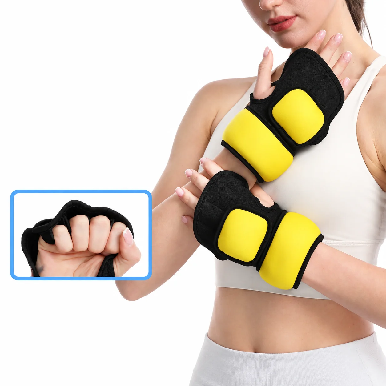 Weighted Weighted Training Gloves Sandbag Hand Weights for Running Boxing Sanda Strength Fitness Workout Exercise - Aliexpress Deal