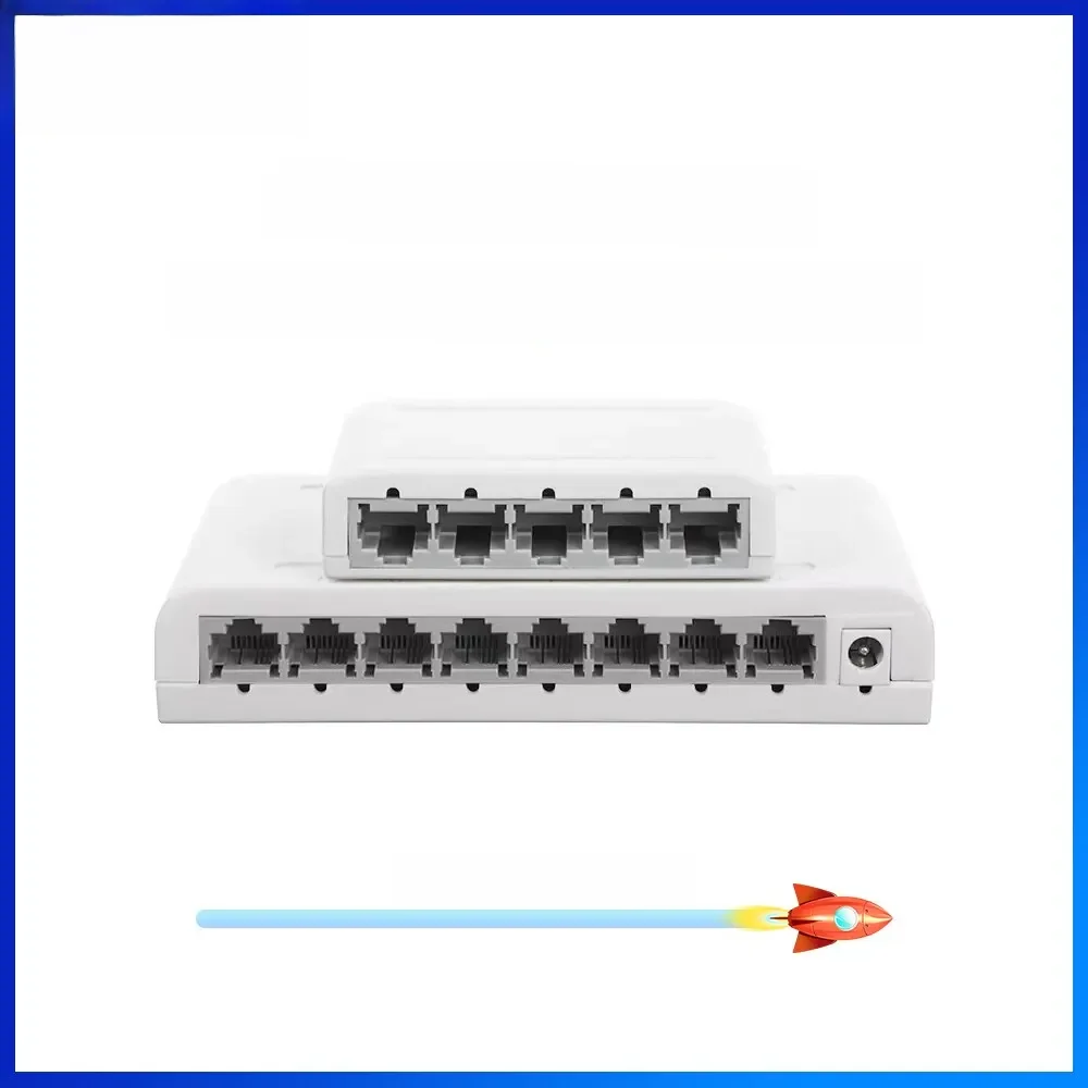 DBIT-Switch Gigabit de Dados, Hub de Rede, Desktop Ethernet Splitter,Plug and Play, Portas