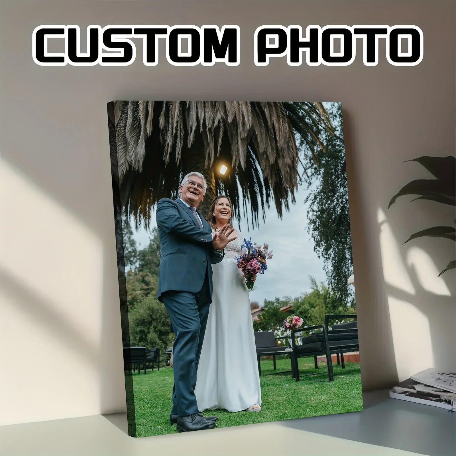 Upload Your Favorite Photos to Create Custom Framed Canvas Prints, with a Variety of Sizes to Choose from for Personalized Canva