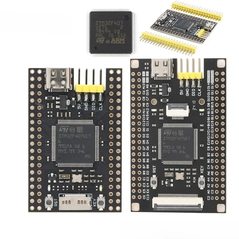 STM32F407VET6 STM32F407 STM32 Minimalny moduł płytki rozwojowej rdzenia układu ARM VCT6 — zdjęcie 2