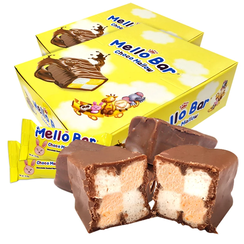 2 cajas (48 paquetes) Barra de chocolate Melova Chocolate