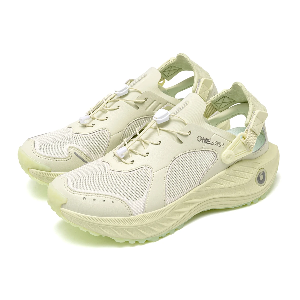 ONEMIX Summer Outdoor Water Shoes Thick Sole Non-slip Cushioned Casual Shoes Men Breathable Speed Interference Water Shoes