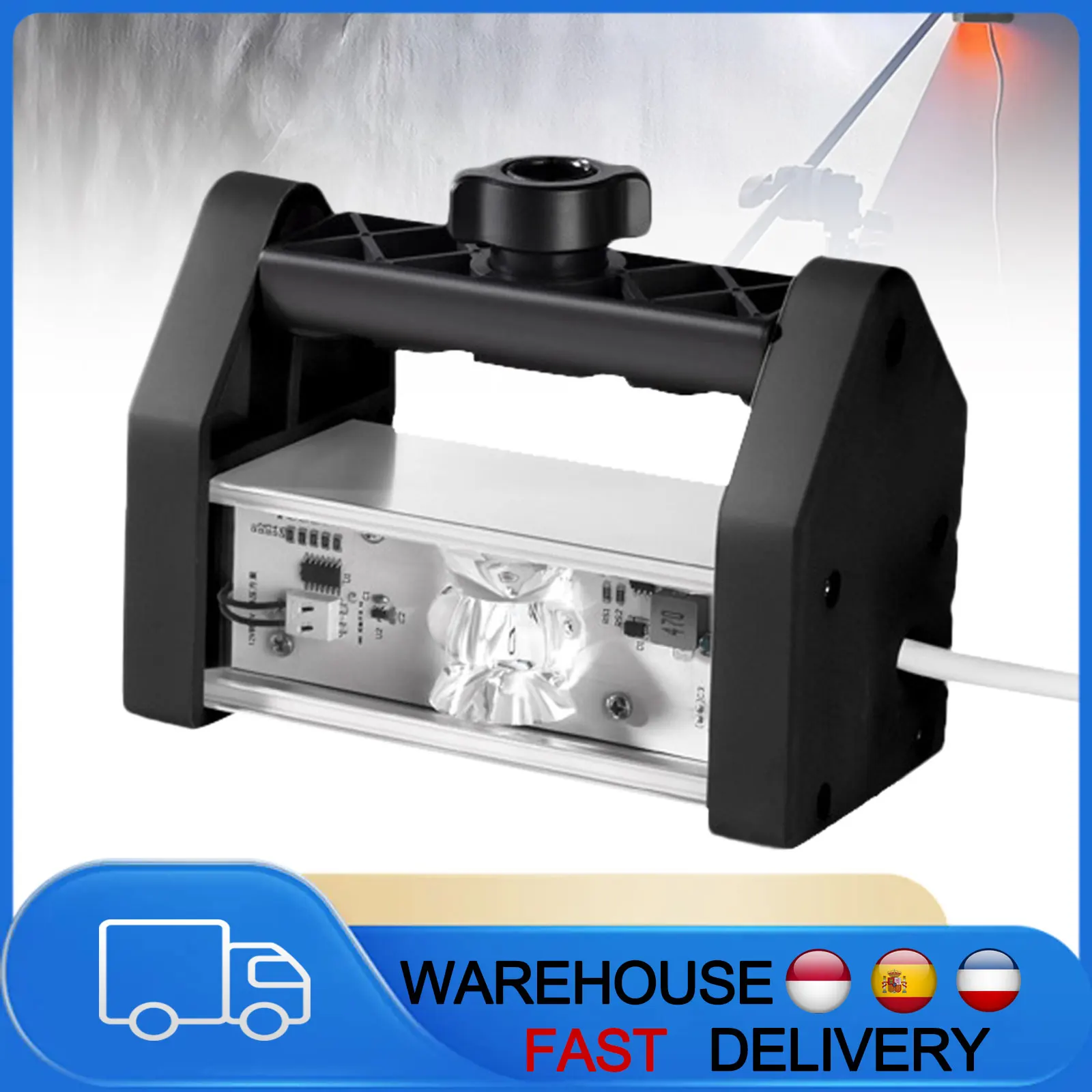 Lampe spéciale de polissage mural, lampe d'angle transparente résistante au brouillard, lampe d'accessoire de polissage mural, outil auxiliaire de meulage de peinture