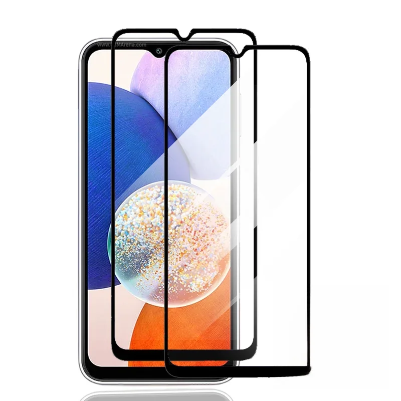 Protecteur d'écran pour Samsung Galaxy A14 5G A13 A12 A23 A22 A33 A32 A21 A21S A31 5G, 2 piÚces, verre trempé 9H A 14