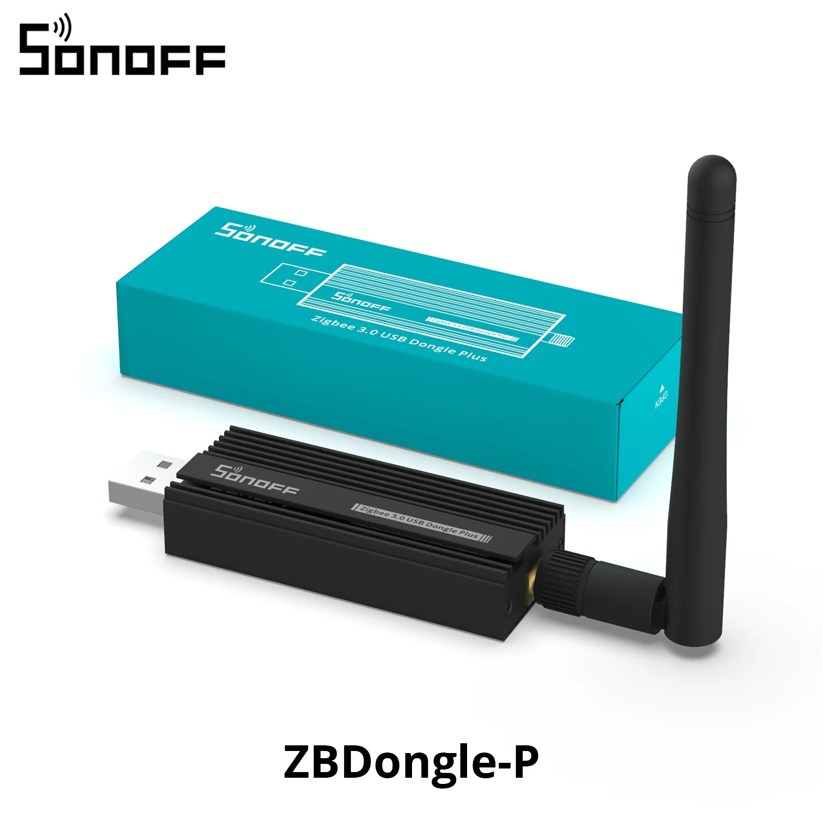 SONOFF ZBDongle-P Zigbee 3.0 USB Dongle Plus Universele Gateway ZHA Zigbee2MQTT Vooraf geïnstalleerd Ondersteunt ZBMINI & MINI-ZB & SNZB apparaten