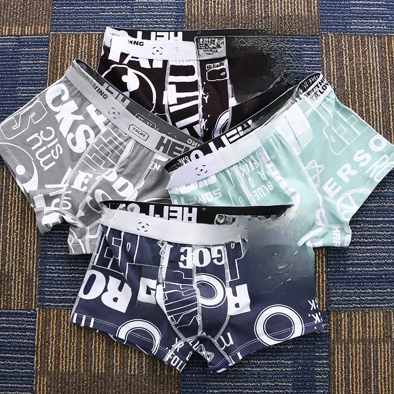 Männer Höschen Baumwolle Boxershorts Mann Unterwäsche Herren Boxer atmungsaktiv bequeme männliche