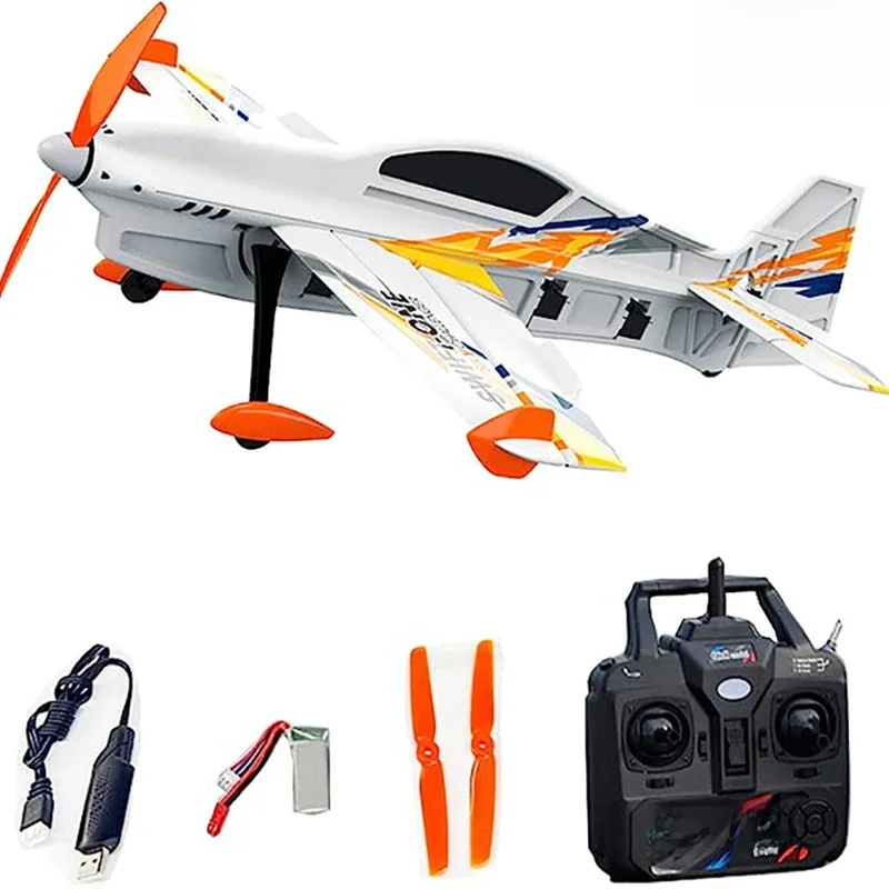 QIDI-550 avion RC 3D, envergure de 500mm, cascade suspendue à une touche avec gyroscope à 6 axes, contrôle de vol résistant au vent, avion RTF