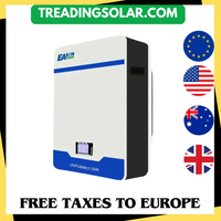 Powerwall LiFePO4 Battery 48V 100AH 200AH Battery 51.2V 5KWH 10KWH Lithium Iron Battery 6000+ Cycle CAN RS485 BMS NO TAX