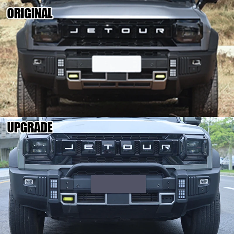 For Jetour T2 Traveler Front Bumper Easy Install Sleek Black Iron Front Car Bumper Accessories