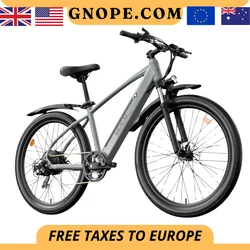 GUNAI 750W Electric Bicycle Motor, 27.5Inch Off-road Tire Adult Mountain Electric Bike with 48V 10Ah Battery, Mudguard, EU Stock