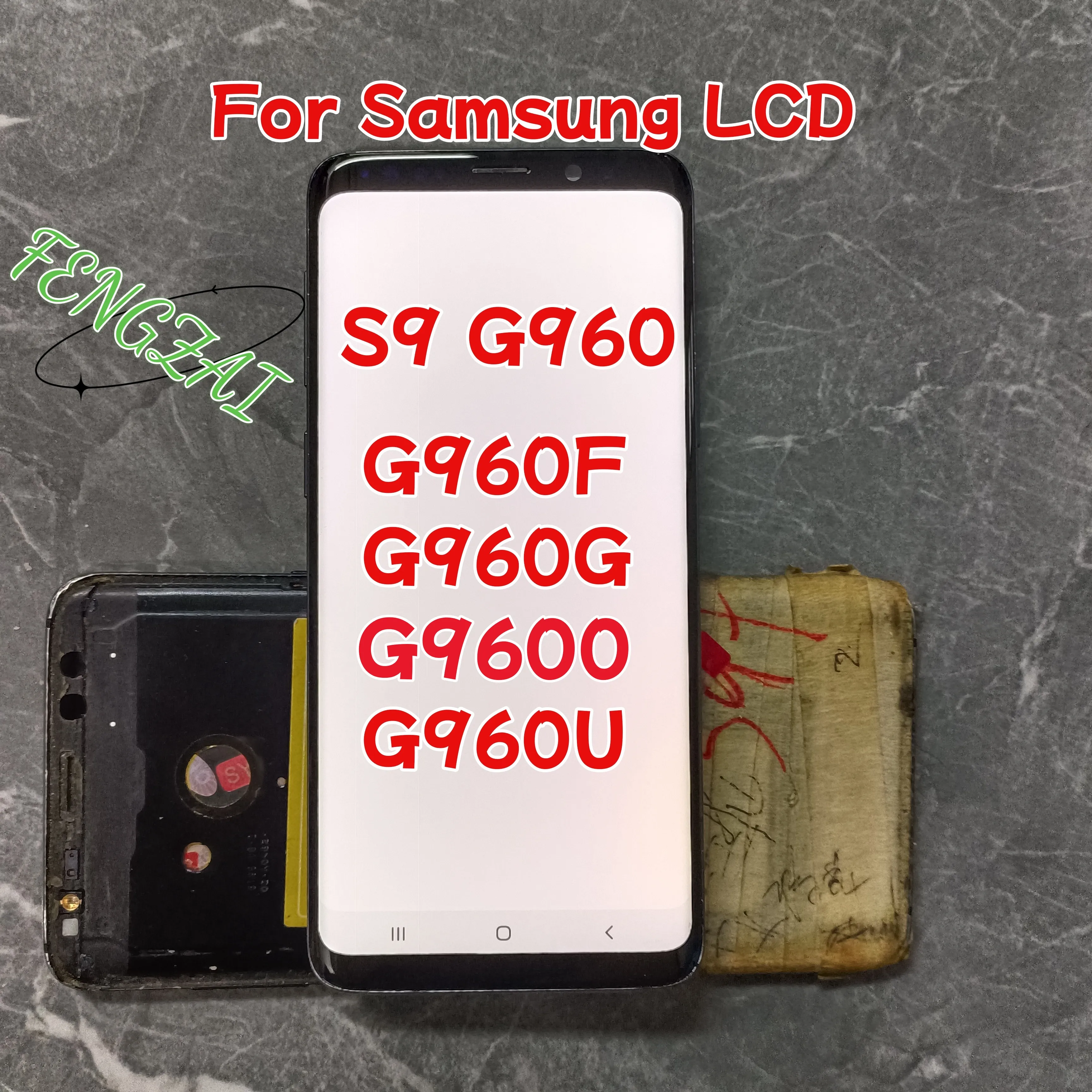 

5.8''AMOLED S9 LCD Display Touch Screen Digitizer Assembly 100% Testing For Samsung Galaxy S9 G960 G960F SM-G9600 With Defects