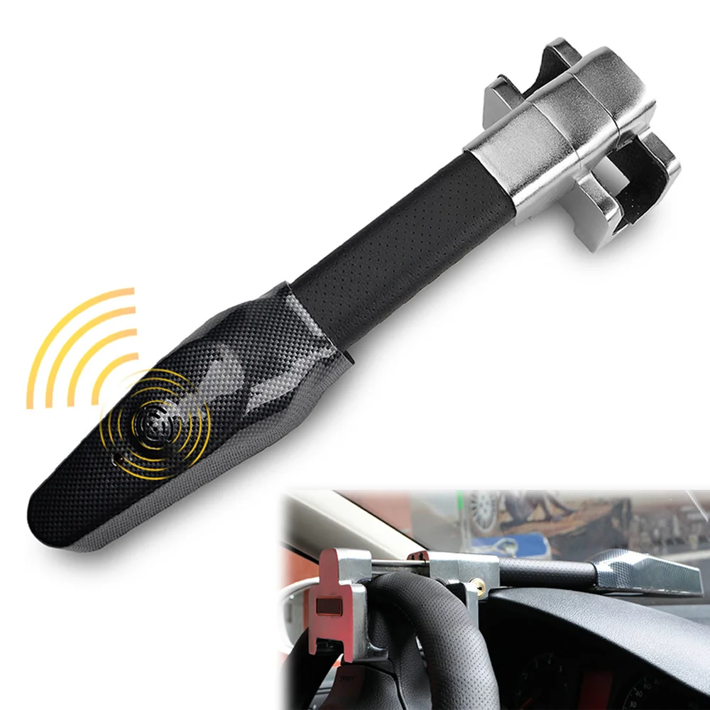 Blocco del volante dell'auto protezione antifurto serrature interne dispositivo di sicurezza