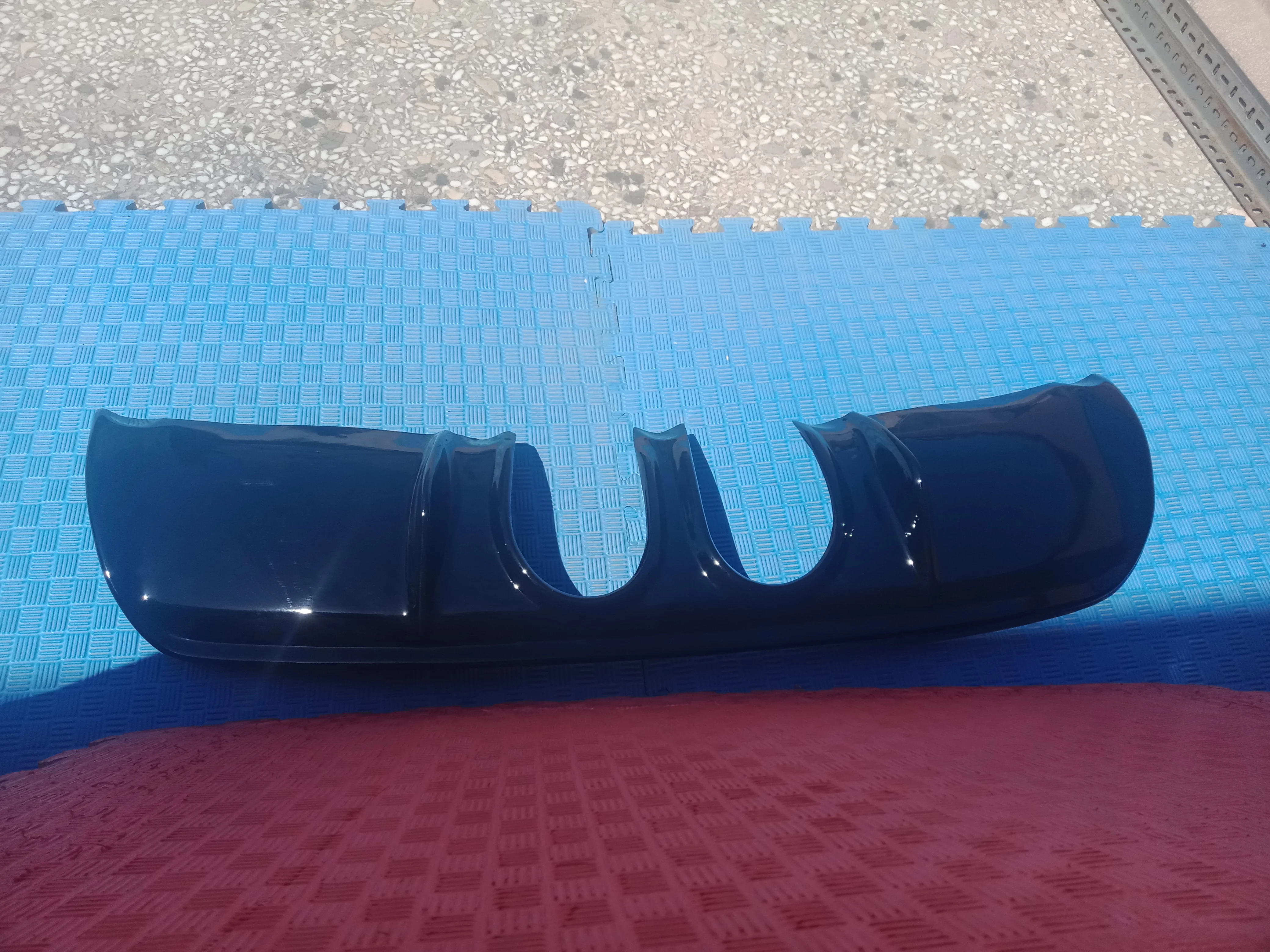 For SEAT LEON MK2 Rear Bumper Diffuser 2006-2012 Fiberglass -Car Accessories Auto Styling Sopilers Wings