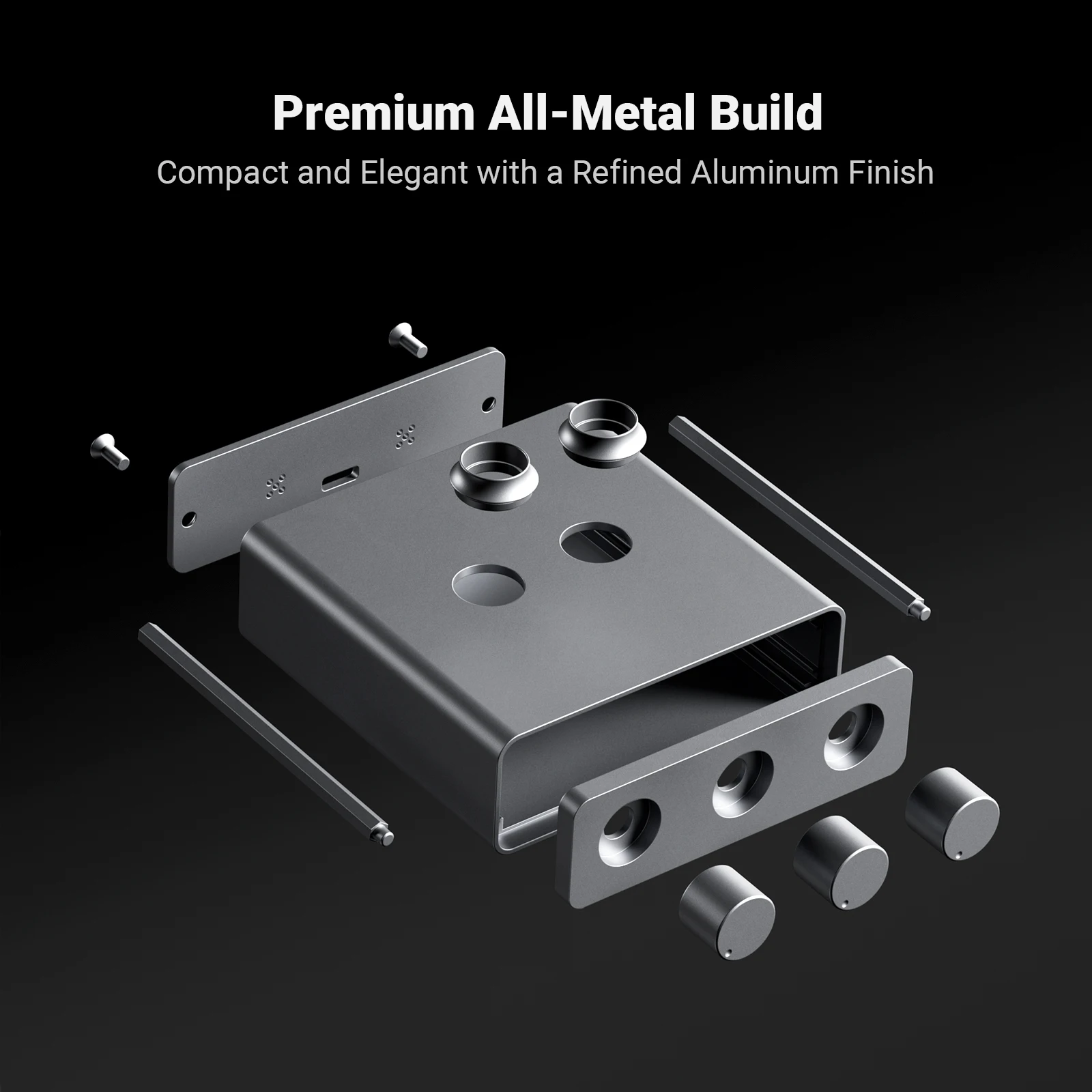 Fosi 오디오 비주얼라이저, 음악 리듬 주변 조명 데스크탑 RGB 컴퓨터 모니터 라이트 바 음악 리듬 LED 리듬 주변 램프