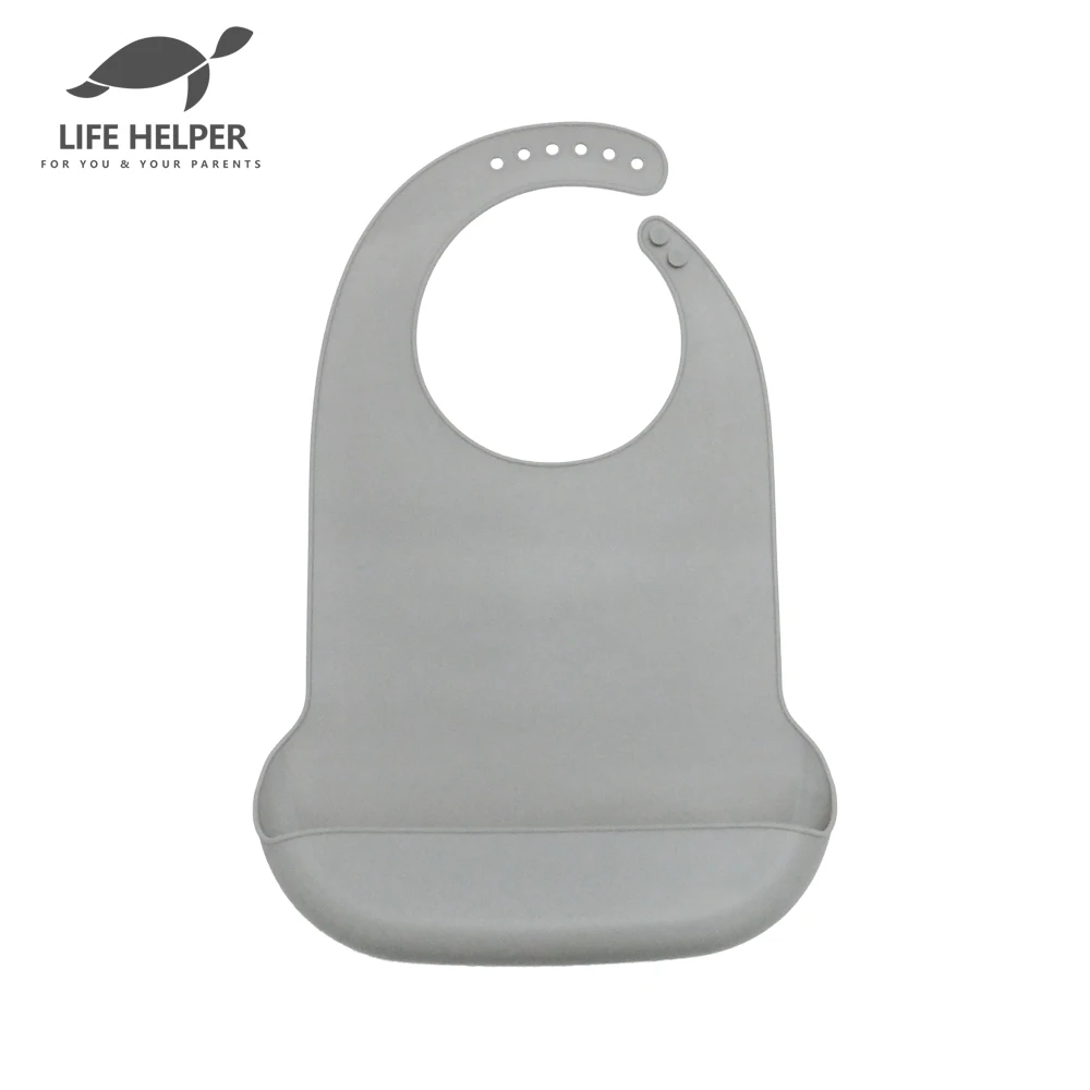 Life helper bib elderly patient adult waterproof silicone home nursing home care hospital LH-SB1