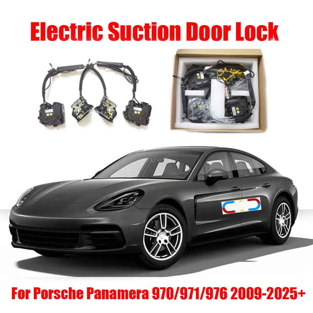 

For Porsche Panamera 970/971/976 2009-2025+ Car Electric Suction Door Power-assisted Closing Door Soft-close Function