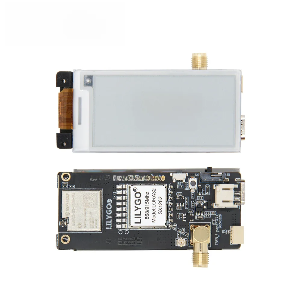 LILYGO® T3S3 E-Paper ESP32-S3 płyta rozwojowa LoRa SX1280 SX1262 SX1276 2.4G 868MHz 915MHz moduł bezprzewodowy 2.13 wyświetlacz Cal — zdjęcie produktu 7