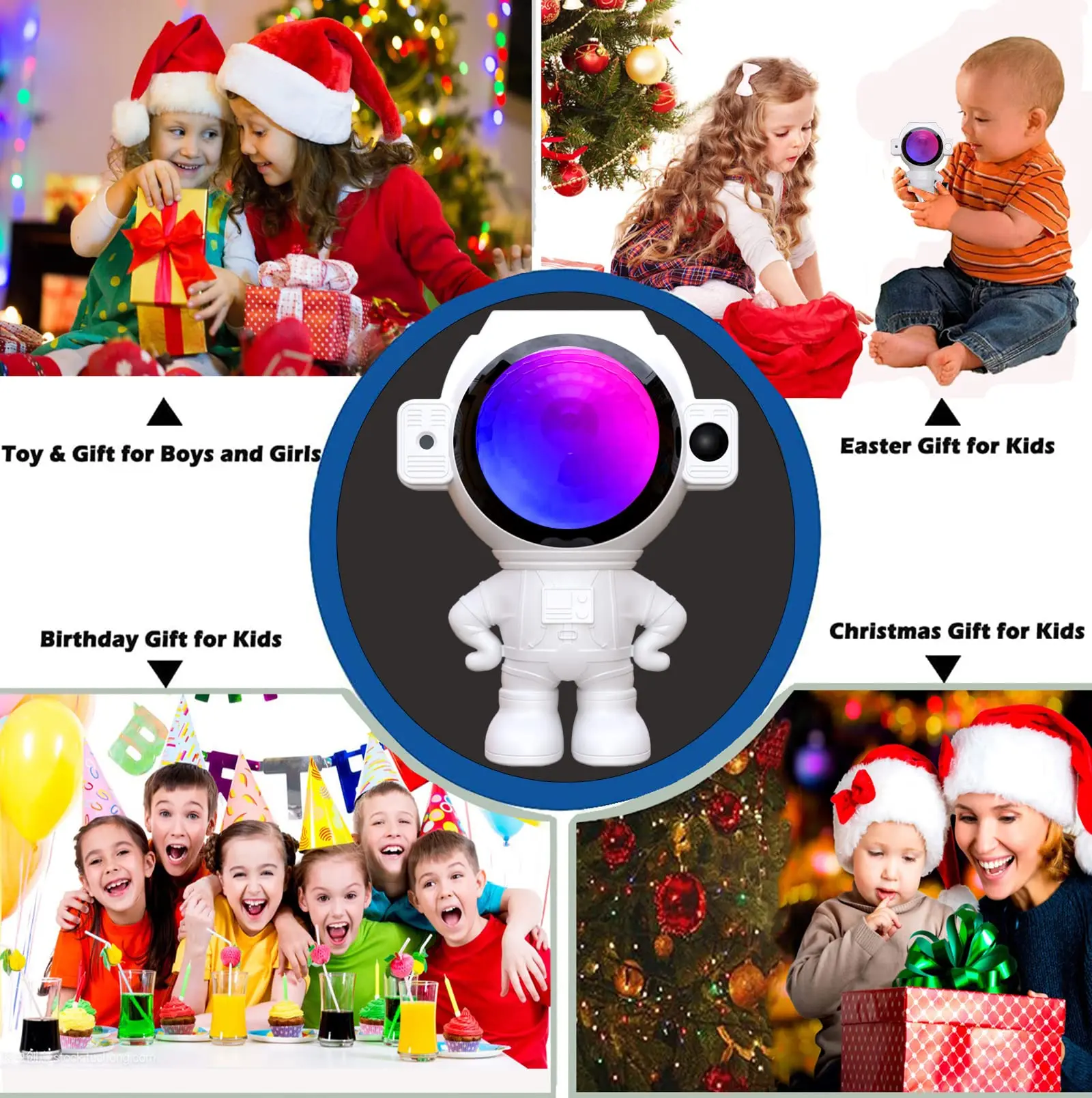 Star Projector Space Galaxy Night Light Projector, with Remote Timer,White Noise  and Bluetooth Music for Adults Kids Room Decor