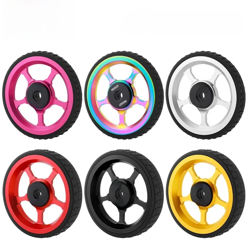 AliExpress MUQZI Eazy Wheels Folding Bike Roller Wheels Easy Wheels Compatible with Brompton