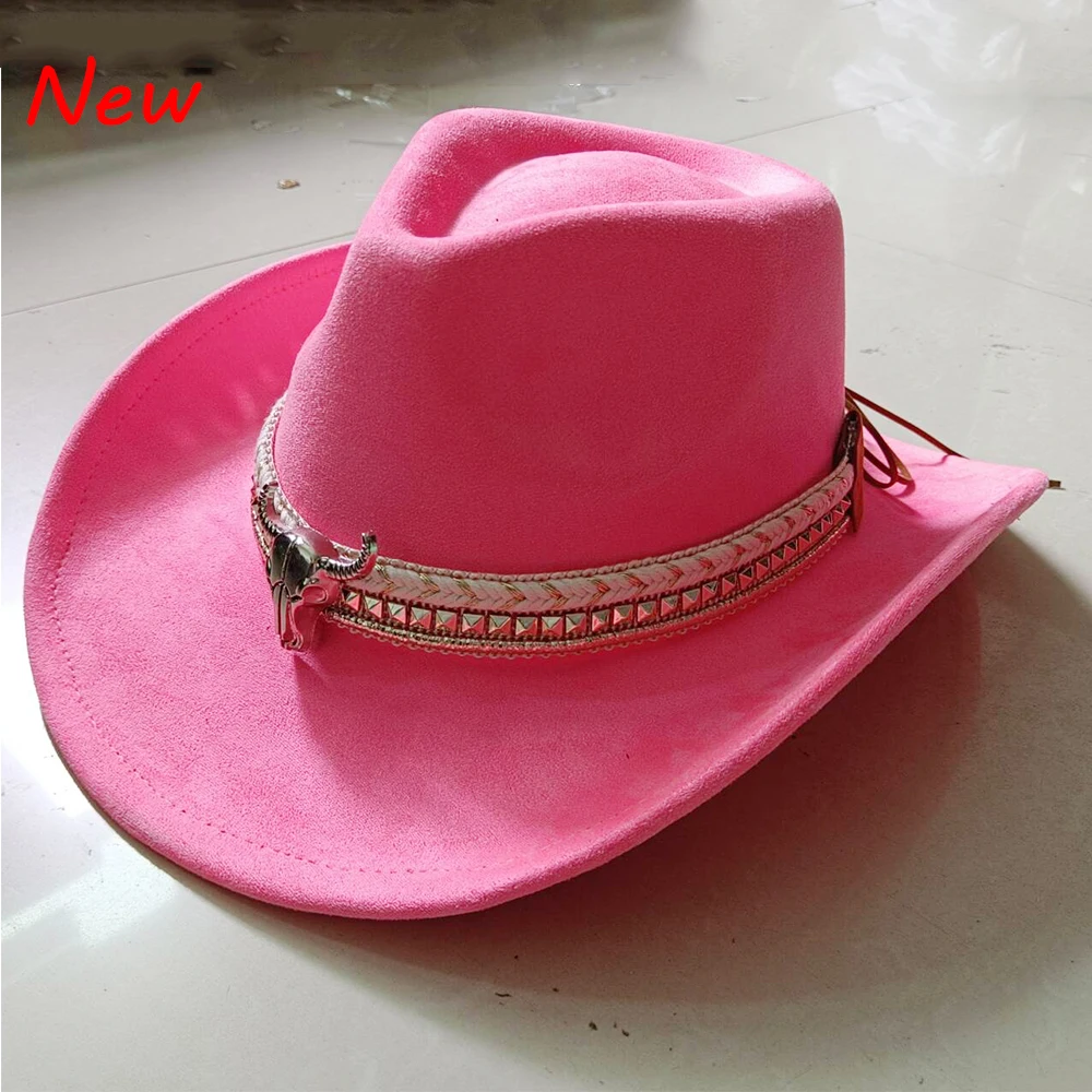 Suede big water drop cowboy hat 23 colors small brim top hat unisex suede jazz hat western cowboy hat ковбойская шляпа