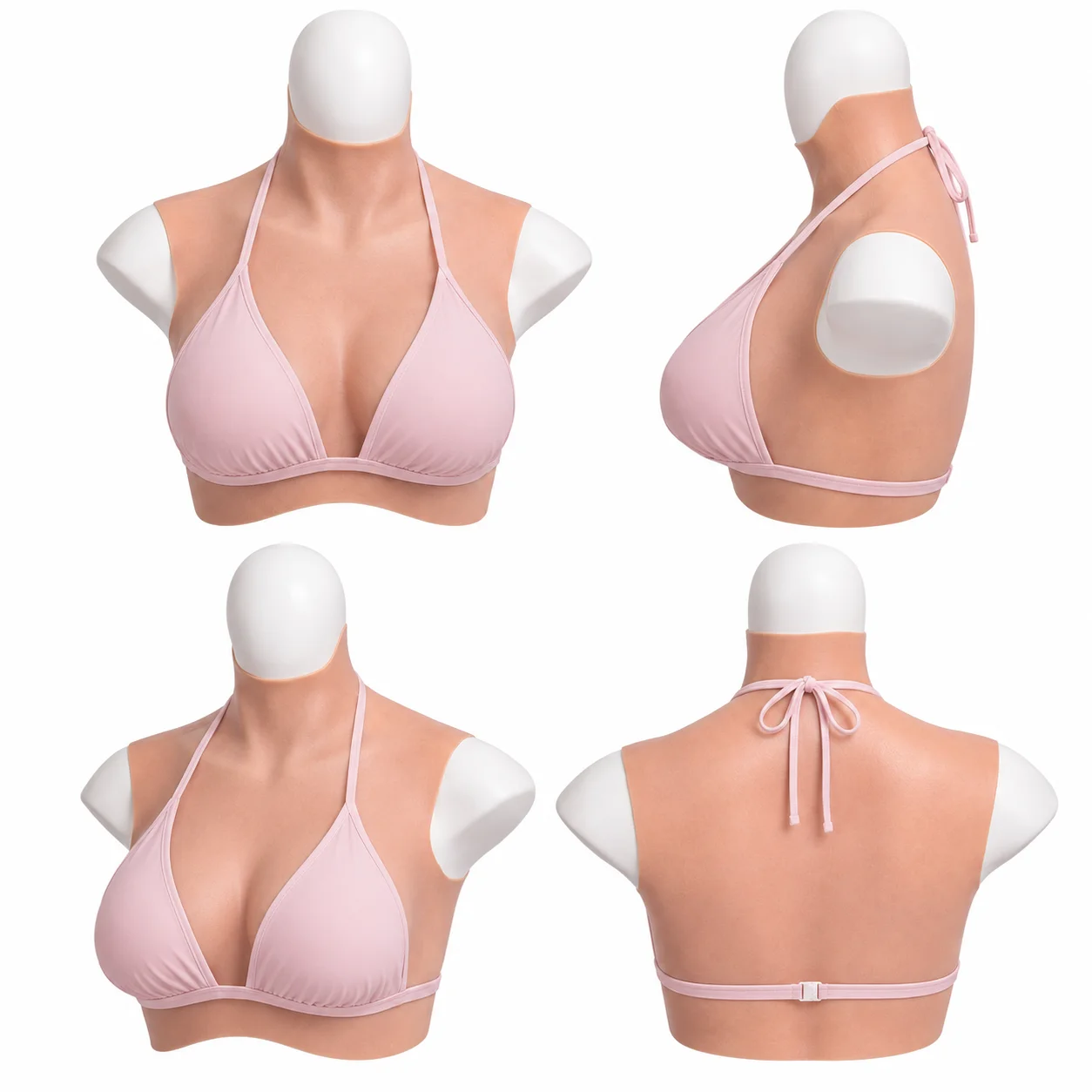 Realistic Silicone Breast Forms Realistic Bloodshot Design Breastplate For Crossdresser Male to Female Cosplay Fake Boobs Tits
