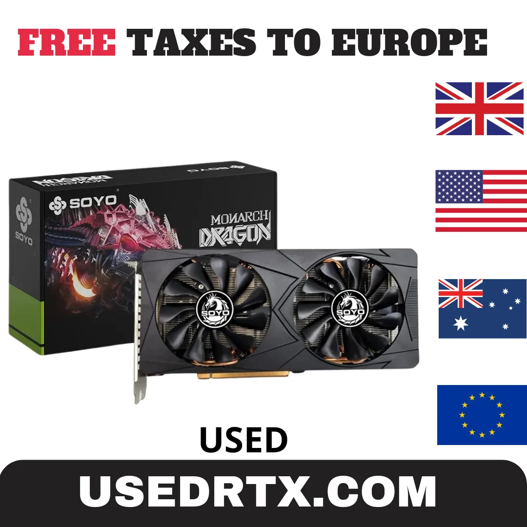 

SOYO AMD Radeon RX5700XT 8GB Gaming Graphics Card GDDR6 Memory 256Bit PCIEx16 4.0 for Desktop Computer Video Cards RX 5700XT