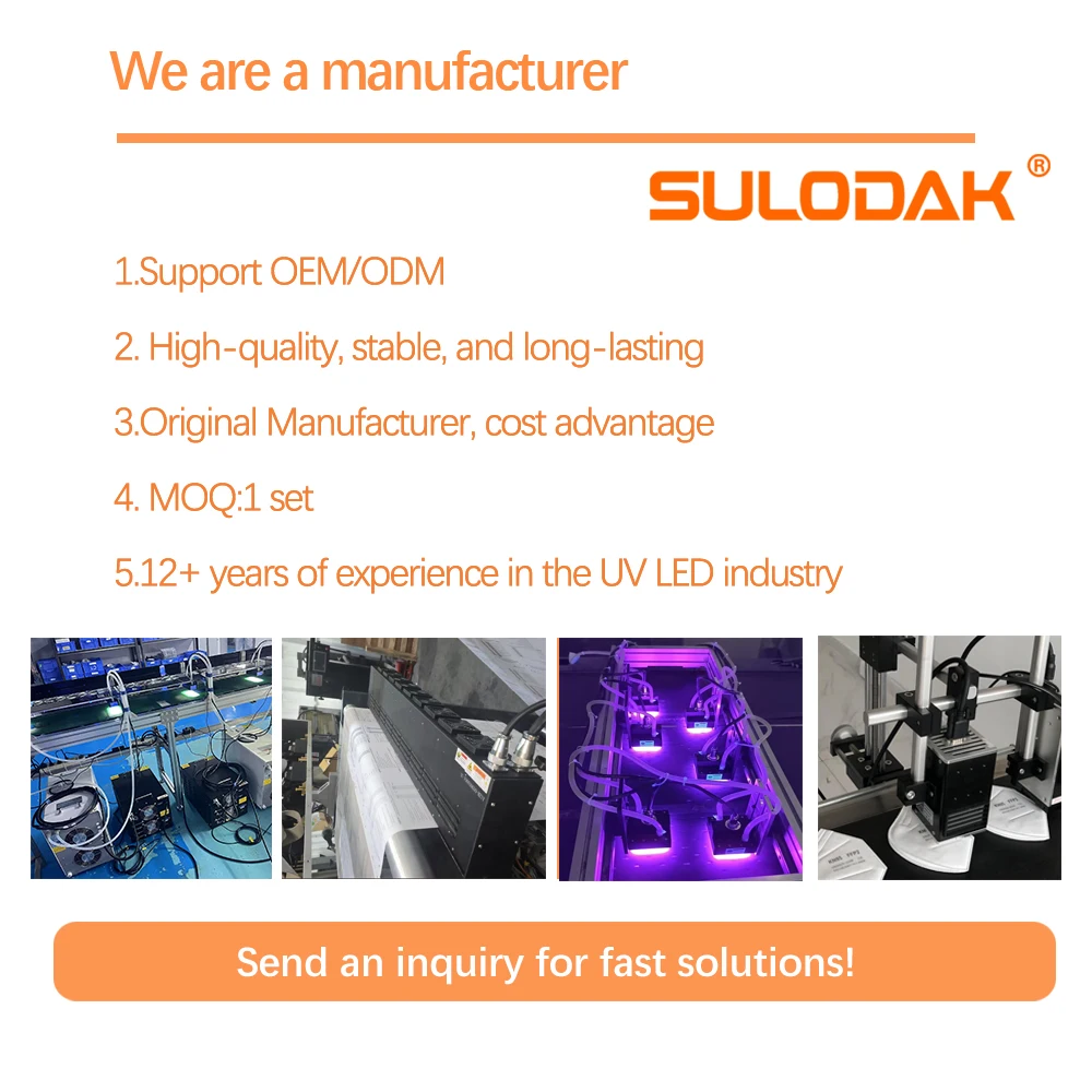 

SU-802028D Water Cooled UV LED Curing Lamp 395nm for Epson i3200 Dual-Head UV Flatbed Printer