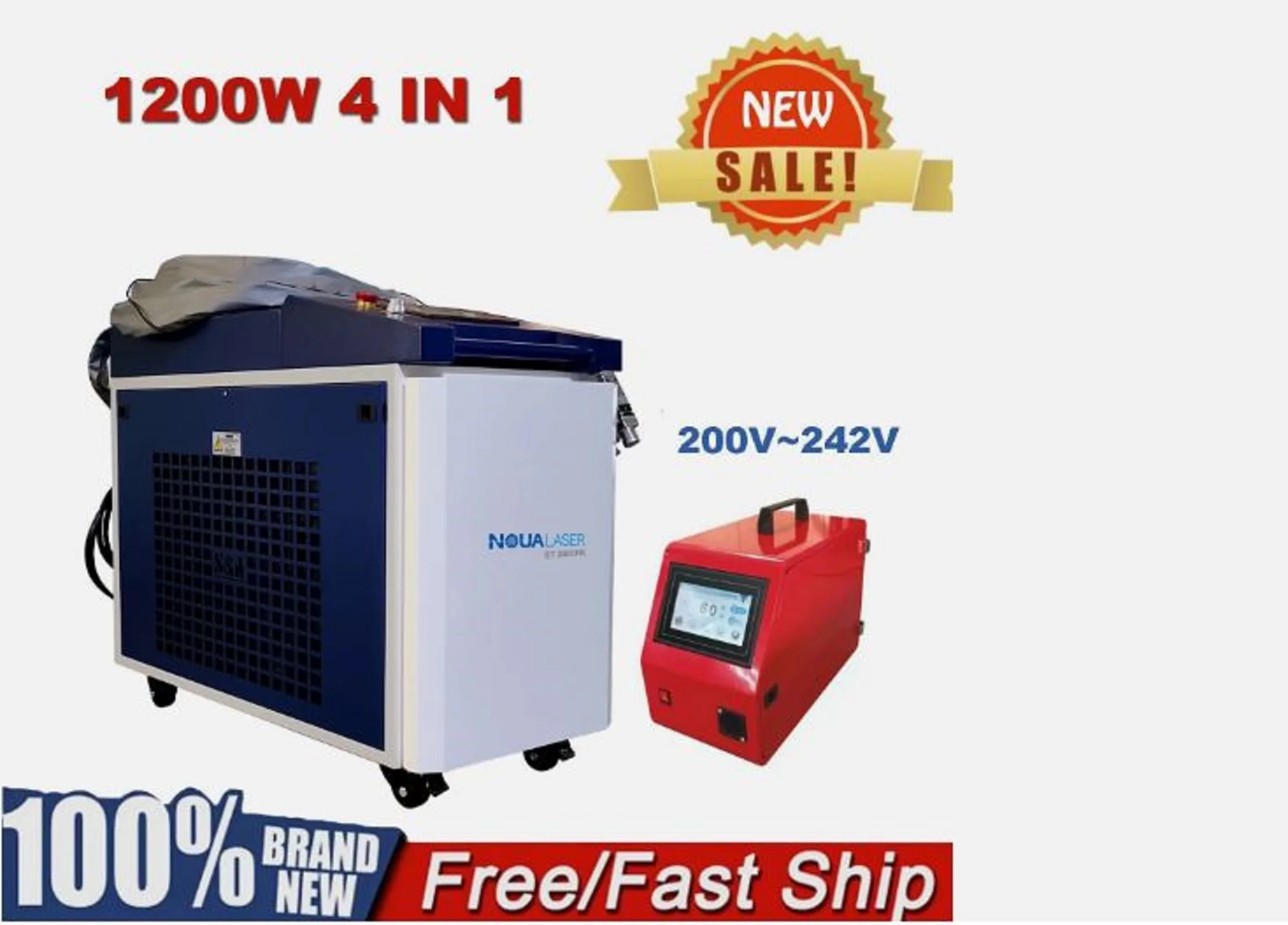 Top Multifunktionale Faserlaserausrüstung zum Reinigen, Schweißen, Schneiden von Metallplatten und Schweißern