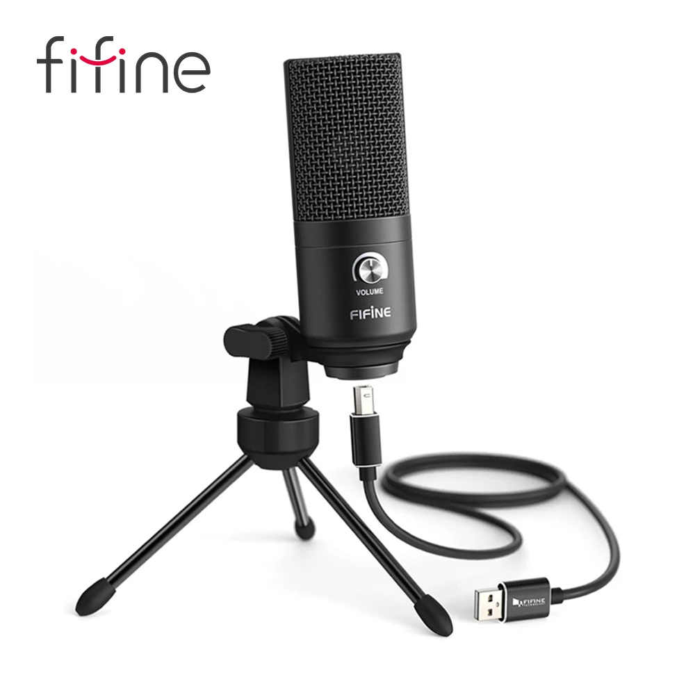Condensador de radiodifusión FIFINE Soporte YouTube Mike K684